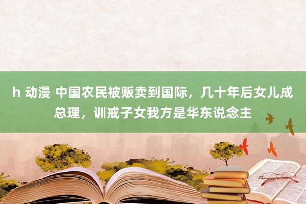h 动漫 中国农民被贩卖到国际，几十年后女儿成总理，训戒子女我方是华东说念主